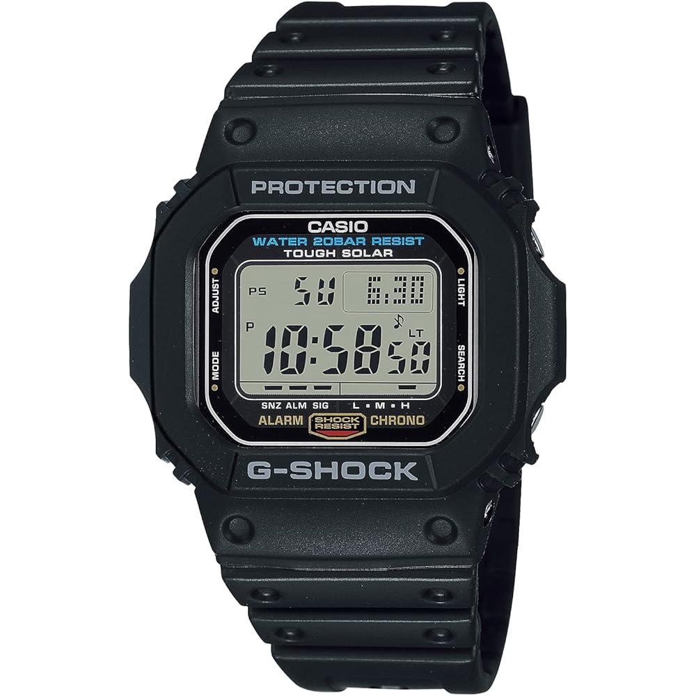 Casio G-Shock Tough Solar G-5600UE-1JF Men s Watch Black 200m Water Resistant Digital Display
