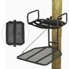 Universal Tree Stand Replacement Seat Adjustable Outdoor Hunting Climbing Seat Lookout Observation Chair Strap Mesh Pad