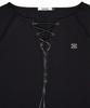 KIMMICK Bistoux Pique Short Sleeve (Black)