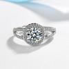 Ring For Women Zirconium Diamond Wide Face Women's Ring Opening Adjustable