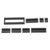 122 Stk. 2,54 mm IC-Sockel-Adapter DIP8 6 14 16 18 24 28 40 Pins Elektronische Bauelement-Steckverbinder