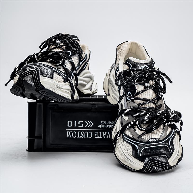 Men's Korean Version Thick Soled Sneakers Are Fashionable Versatile and Trendy Street Style Men's Shoes