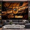 Wall Hanging Tapestry Custom NameHull FC Pattern Personalized Printed Fabric Wall Decor