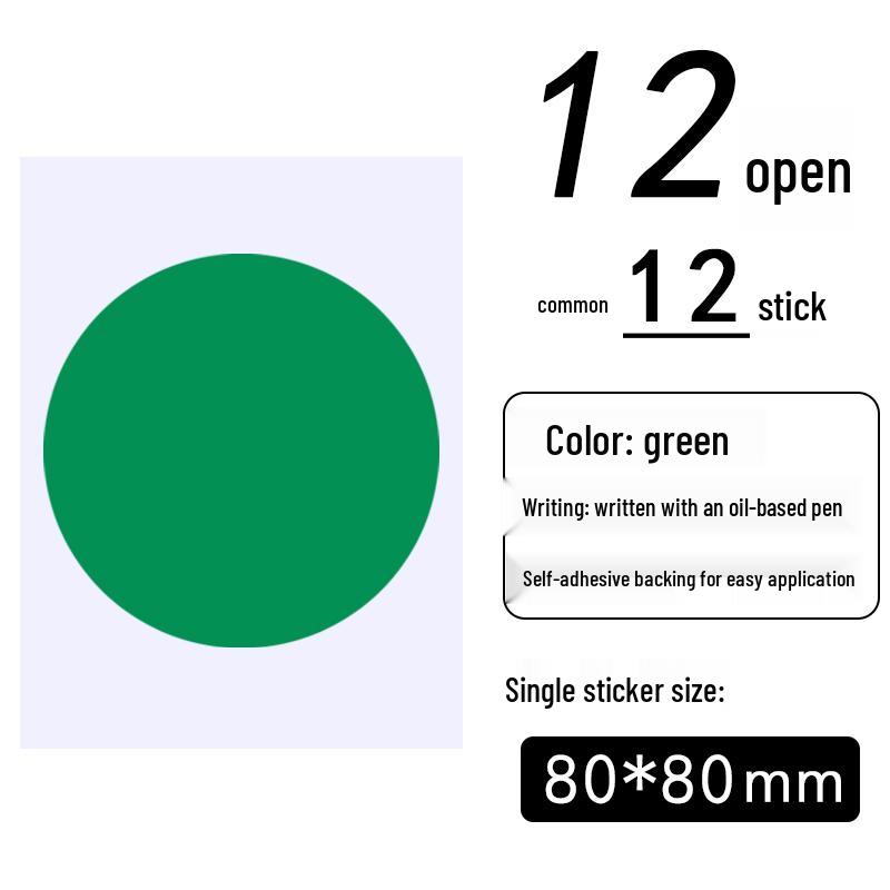 

Large Round Colored Name Tag Stickers for Kindergarten Clothes