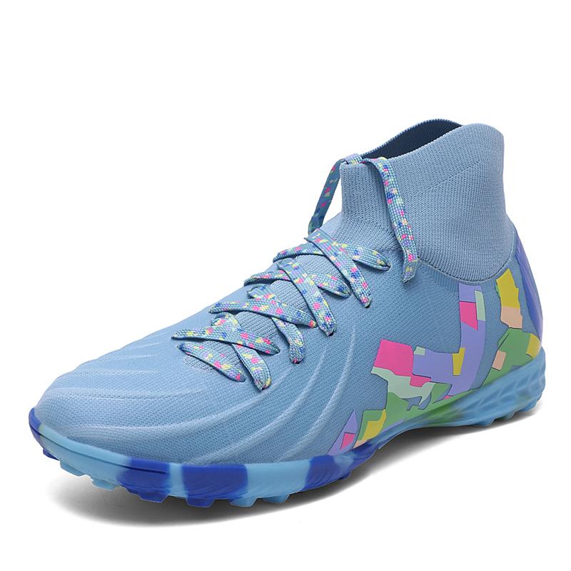 Super Star Fashion Yellow Men's Football Sneakers Unisex Professional Soccer Turf Shoes Big Size 46 Futsal Boots Men Trainers