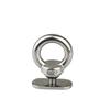 [4 Pc M6-316] Canoe Caravan Tent Kayakmodification Hardware 316 Stainless Steel Sliding Rail Track Locking Hanging Ring