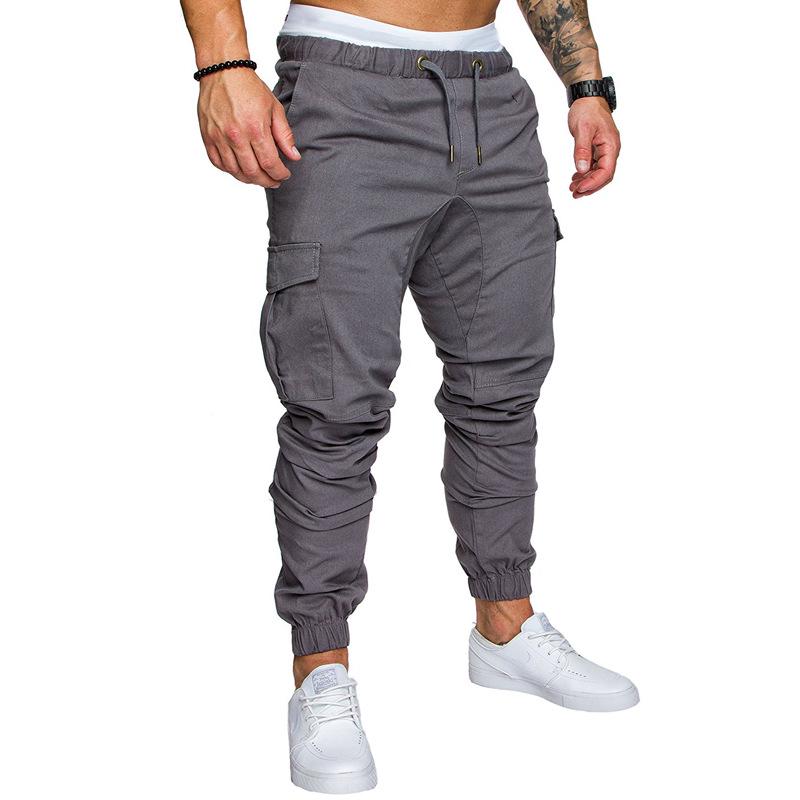 StrideBox Cargo Gym Joggingbroek voor heren L lichtgrijze kleur