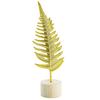 Stable Base Feather Decor Gold Leaf/Feather Ornaments with Weighted Round Base, Metal 3D Elegant Accent Desktop for Home Office Gift And Display