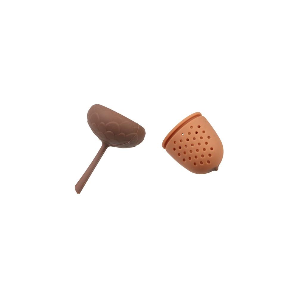 Silicone Acorn Tea Strainer Soft High Temperature Resistance Oak Nut Tea Infuser Spice Filter Tea Maker Tea Bag Strainer Home