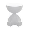 Round Coffee Table with Storage Compartment Circle End Table Bedroom Kitchen Living Room Small Space Sofa Bedside Nightstand Side Desk