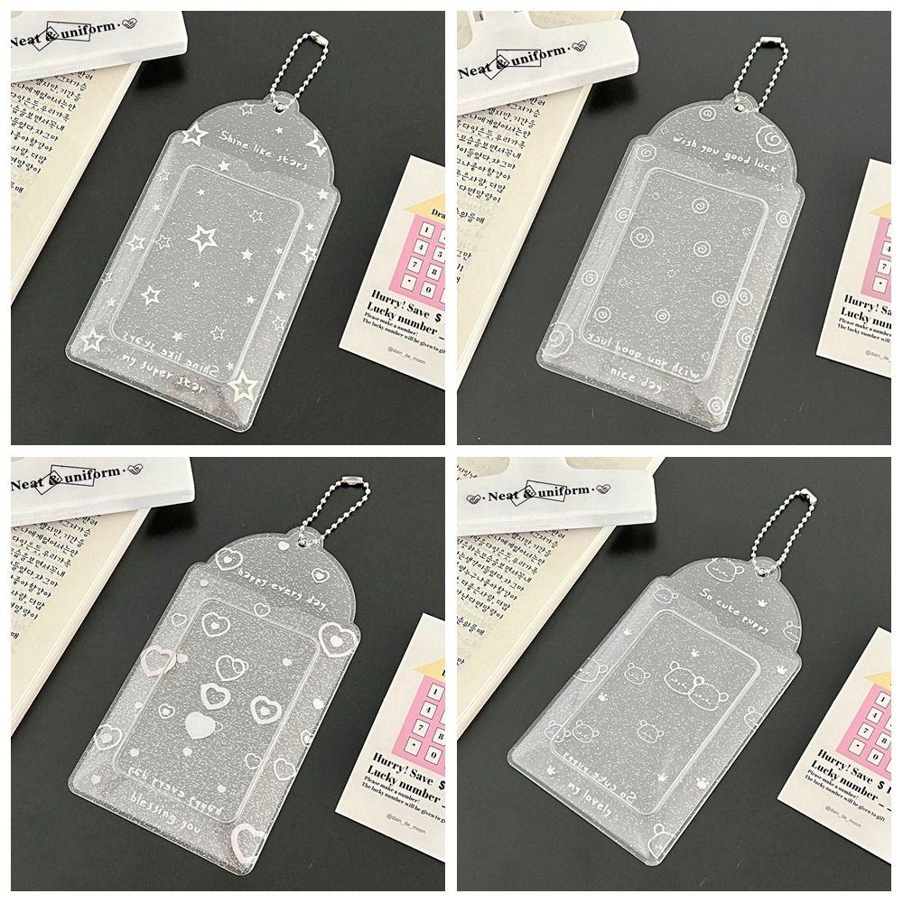 Transparent Small Card Album Card Sleeve Star Album Cute Idol Photocard Holder  Student