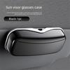 New Car Glasses Box Portable Car Sun Glasses Holder In The Car Driving Glasses Holder Eyeglass Case Sun Visor Auto Lenses Holder