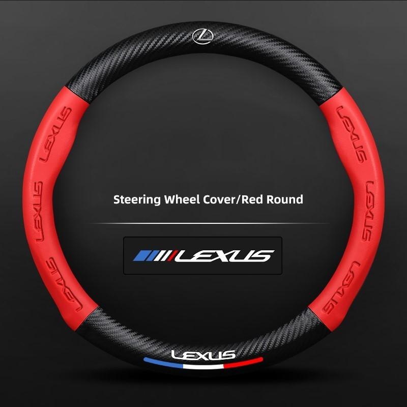Carbon fiber Leathe Car Steering Wheel Cover For Lexus IS250 IS200 CT200h GS300 LS430 RX450h LX570 IS300 ES RX LS IS NX CT LX UX