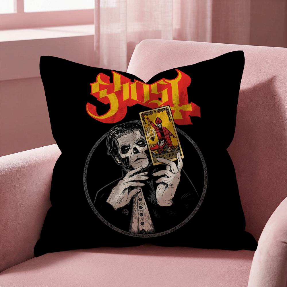 Cool G-Ghost BandS Cushion Cover Multi-Scene Pillow Cover for Home & Car - Reversible, Soft & Durable for Daily Use
