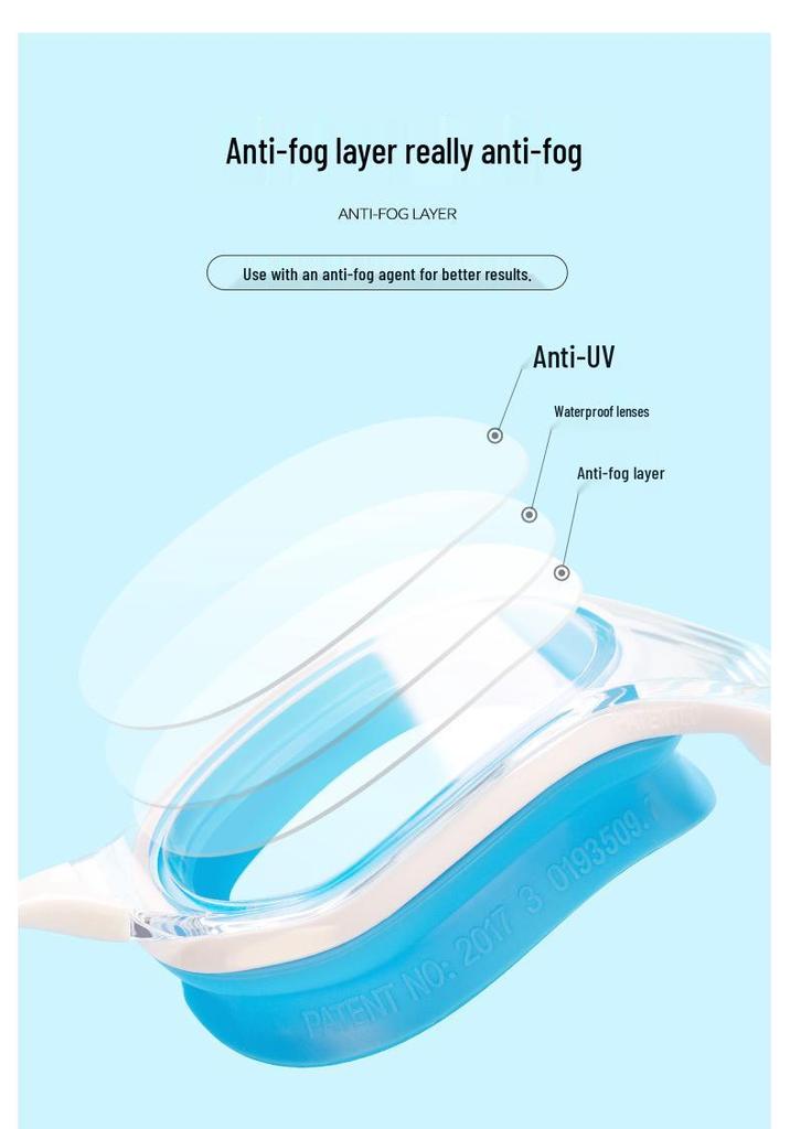 HD Anti-Fog Swim Goggles for Cross-Border Swimming