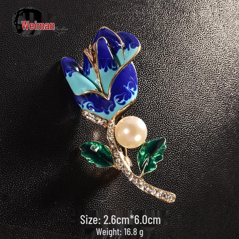 Mori Style Floral Brooch for Women's Cheongsam Suit - Creative Niche Design Corsage