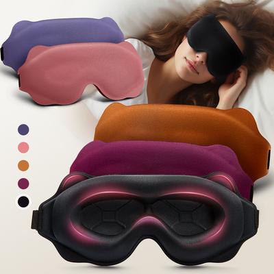 3D Sleeping Mask Block Out Light Soft Eye Mask For Travel Night Breathable Comfortable Sleep Aid Eyeshade