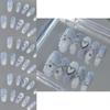 Unique Gel Nail Wraps Long-lasting And Fashionable Coconut Milk Jelly Design