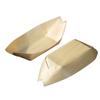 50PCS Boat-shape Tray Sushi Plate Japanese Dish Salad Dessert Bowl  Party Supplies