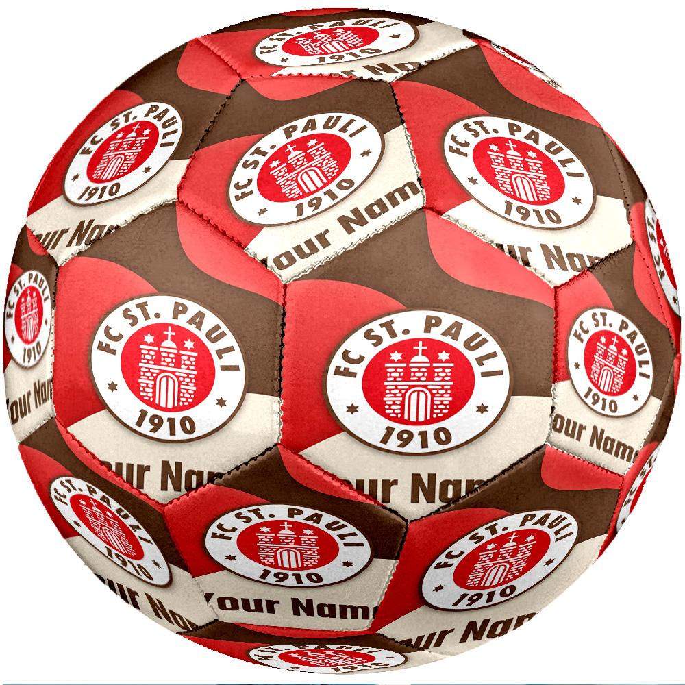 FC St. Pauli Fashion Size 5 Football Wearproof Non‑Slip Soccer Ball For Sports Training Entertainment Use