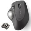 ELECOM Ασύρματο Ποντίκι Trackball Bluetooth Σειρά IST 5 Κουμπιά Λειτουργία με τον Αντίχειρα Ρουλεμάν Υποστήριξη Windows Mac Chromebook Μαύρο 2 M-IT11BRABK