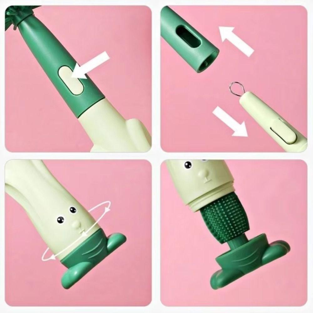 Weiche Kopf Babyflaschenbürste Lebensmittelqualität Baby Reinigungsset Schnuller Flaschenbürsten Set Babypflege