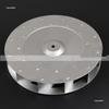 Zinc Alloy Centrifugal Impeller Fan Blade, 160mm Diameter, 28mm Height, 6mm Inner Hole, Corrosion-Resistant for Motor Fans.