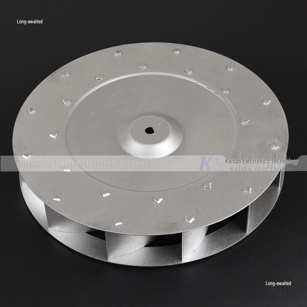 Zinc Alloy Centrifugal Impeller Fan Blade, 160mm Diameter, 28mm Height, 6mm Inner Hole, Corrosion-Resistant for Motor Fans.