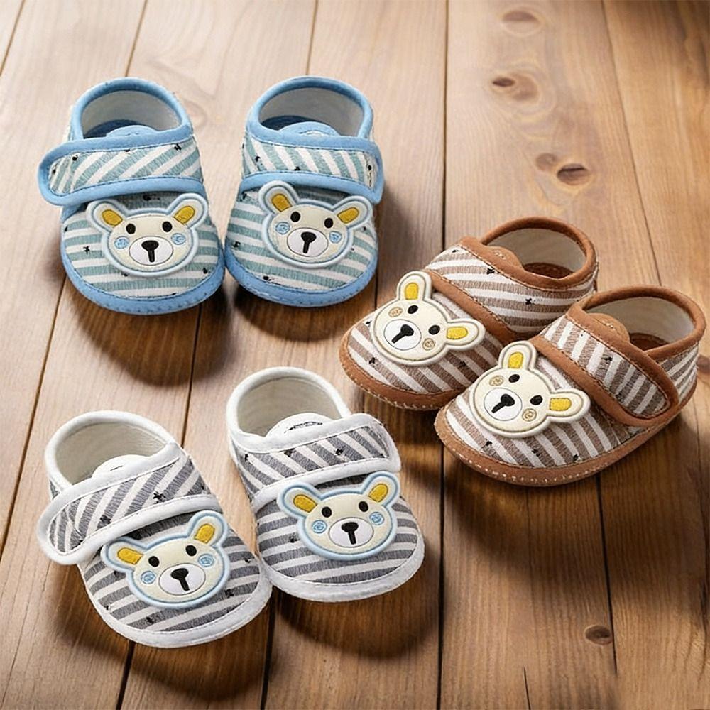 Soft Sole Baby Shoes Cartoon Bear First Walker Shoes Cute Toddler Shoes  Baby Boy Girl