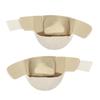 1 Pair Silicone Heel Pads Shock Absorption Relieving Leg Pressure Adjustable Straps To Prevent Slipping Insoles S/L Size