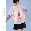 Sac à dos imprimé Demon Slayer pour adolescent étudiant Rentrée scolaire Sac à livres Femme Grande capacité Imperméable Sac de voyage