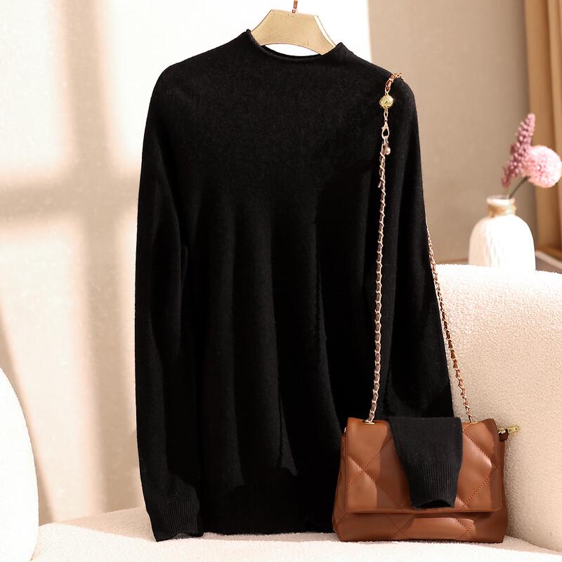 

Paster Women s 100% Merino Wool Mock Neck Sweater L