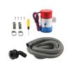 High Efficiency Motorhomes Bilge Pump Hose 1-1/8 Inch Plumbing Kit Featuring 90 Degree Elbow Thru Hull Scupper & Clamps