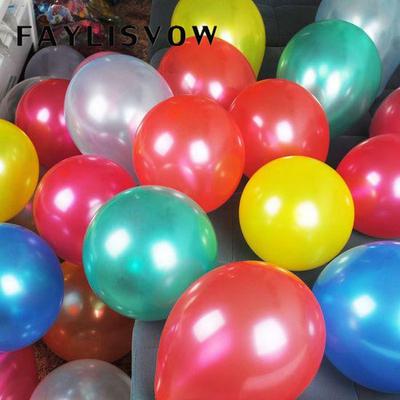 100 peças balões perolados de látex decoração de festa de aniversário globos decoração de casamento