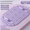 Silicone Foot Massage Mat for Reflexology & Circulation, Large Acupressure Pad for Indoor Jogging & Pain Relief Violet