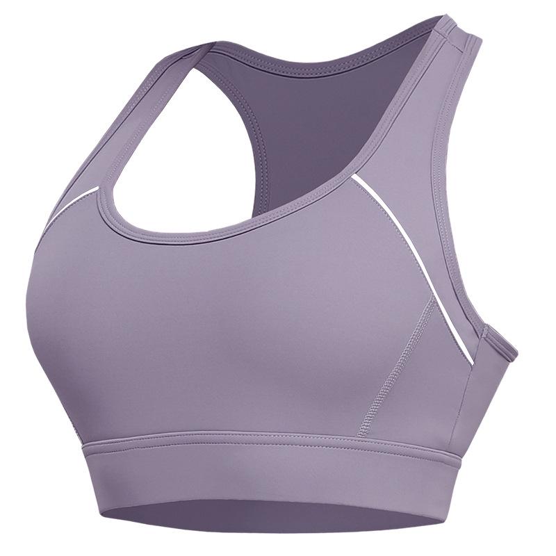 Women's Plus Size Shockproof Sports Bra - Medium to High Impact, Wirefree for Running, Large Bust, Yoga, and Fitness.