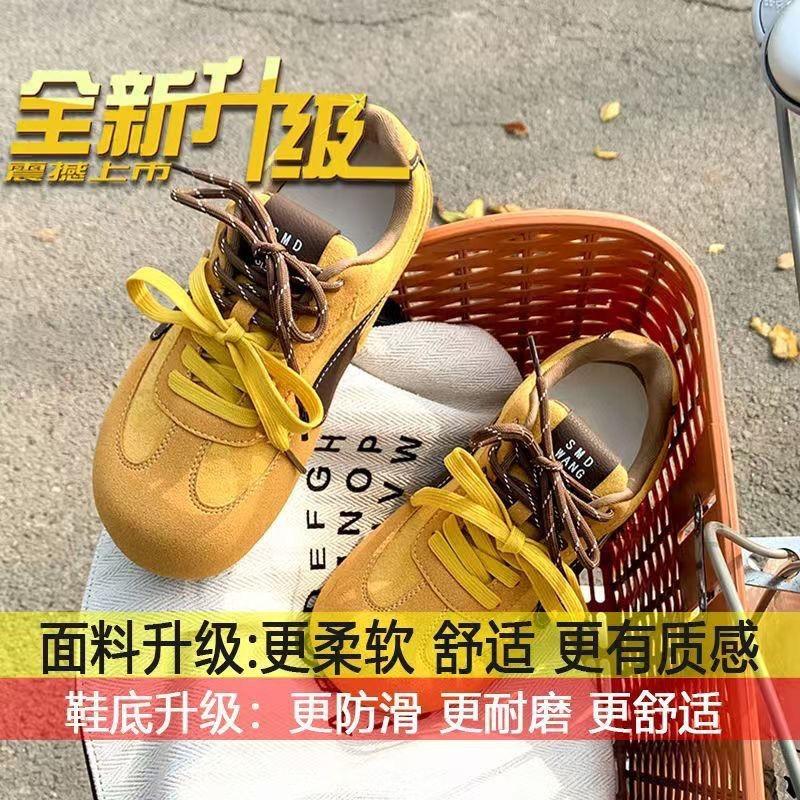 Versatile double lace-up pink women's board shoes spring new soft-soled comfortable casual sports shoes