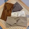 Cross Wide Headbands Winter Ear Warmer Soft Elastic Headwrap Turban for Women Solid Bandana Scarf Hair Accessories