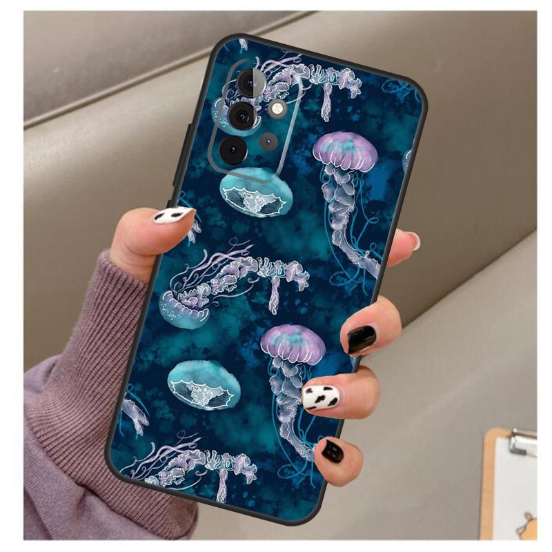 Magic Jellyfish Case For Samsung Galaxy A35 A55 A15 A32 A12 A22 A52 A06 A54 A34 A14 A56 A36 A26 A16 A13 A53