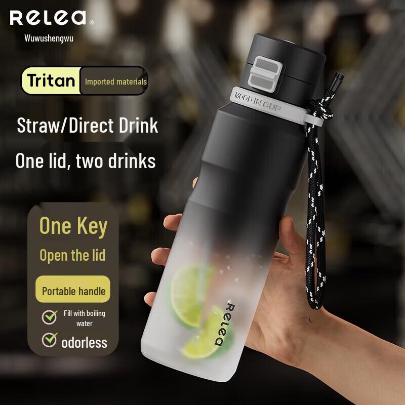 RELEA Large Capacity Sports Water Bottle