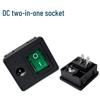 DC Dual Power Socket 5521/5525 with Switch, CE Certified