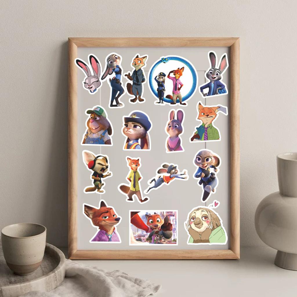 100PCS Cute Disney Animation Zootopia 2 Stickers Decoration DIY Phone Notebook Suitcase Laptop Fridge Graffiti Cartoon Sticker