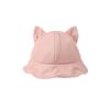 Cute cat ears bucket hat female spring and summer versatile cute girl ins sunshade sunscreen solid color dome basin hat tide