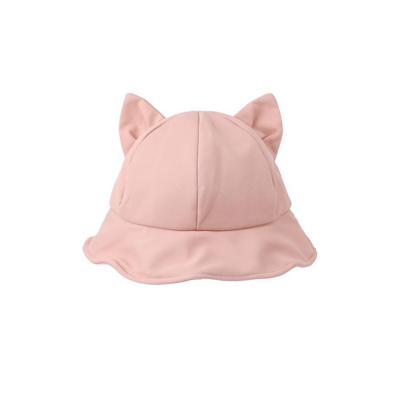 

Versatile Stylesweet Hat Cat Ears Womens Sunshade Hatscaps Fisherman рожевий