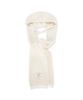 Bajal Logo Label Hooded Muffler Cream