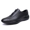 Summer New Men Fashionable Lightweight Casual Soft Soled Leather Shoes Brand Outdoor Men Hollow Breathable Lace Up Sports Shoes