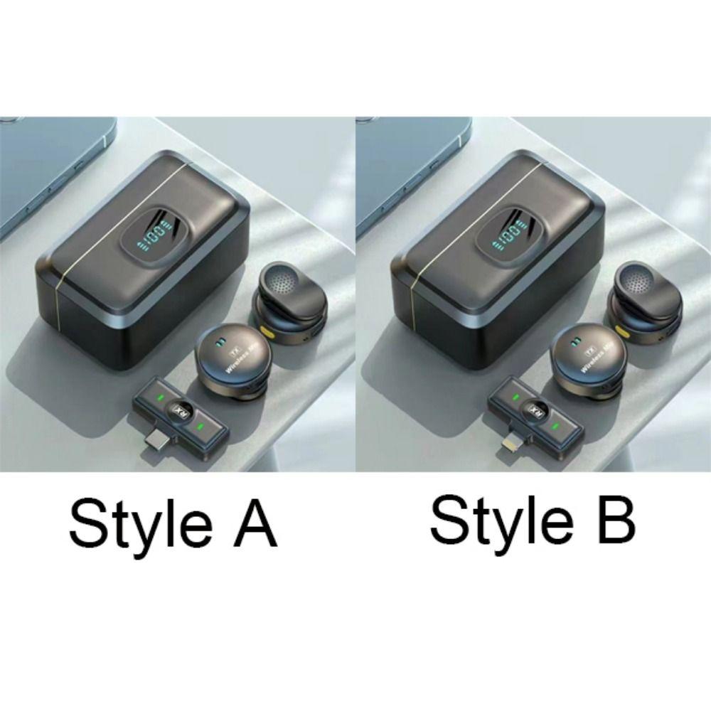 Noise Cancellation Wireless Microphone Magnetic Digital Microphone  Live Streaming