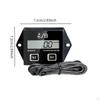 Motorcycle Hour Meter Engine Hourmeter LCD Display Digital Inductive for Boat