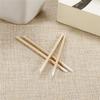 100 Pcs Abacterial Short Wood Handle Medical Dental Tattoo Use Cotton Swab Buds