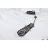 W377 CHROME HEARTS 2025 Verano Nueva Camiseta de Algodón de Alta Calidad con Cuello Redondo Suelta de Talla Grande para Hombre y Mujer Camiseta para Pareja